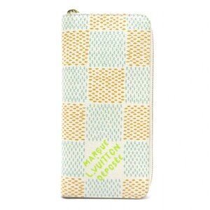 LOUIS VUITTON Zippy Wallet Vertical White Damier Heritage - 667-082825